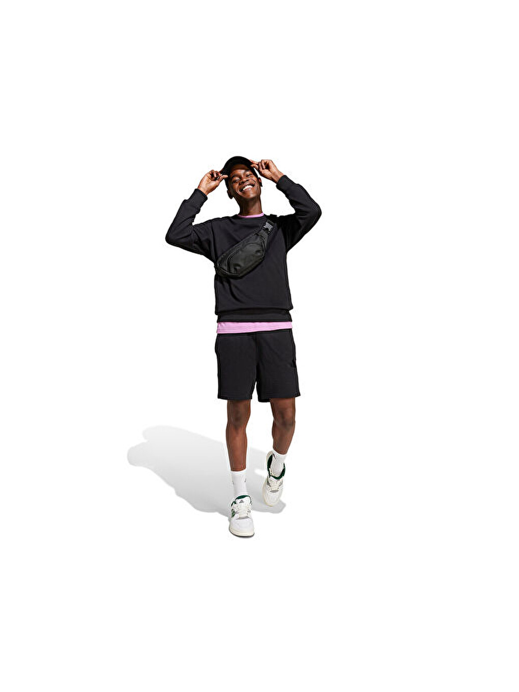 M A Szn Ft Crw Erkek Günlük Sweatshirts Ix1261 Siyah-6