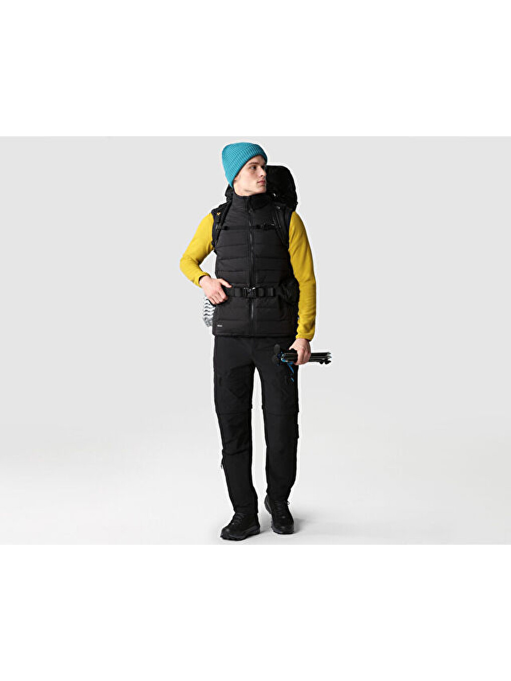 M Belleview Stretch Down Vest Erkek Outdoor Yeleği Nf0a7ujrjk31 Siyah-2