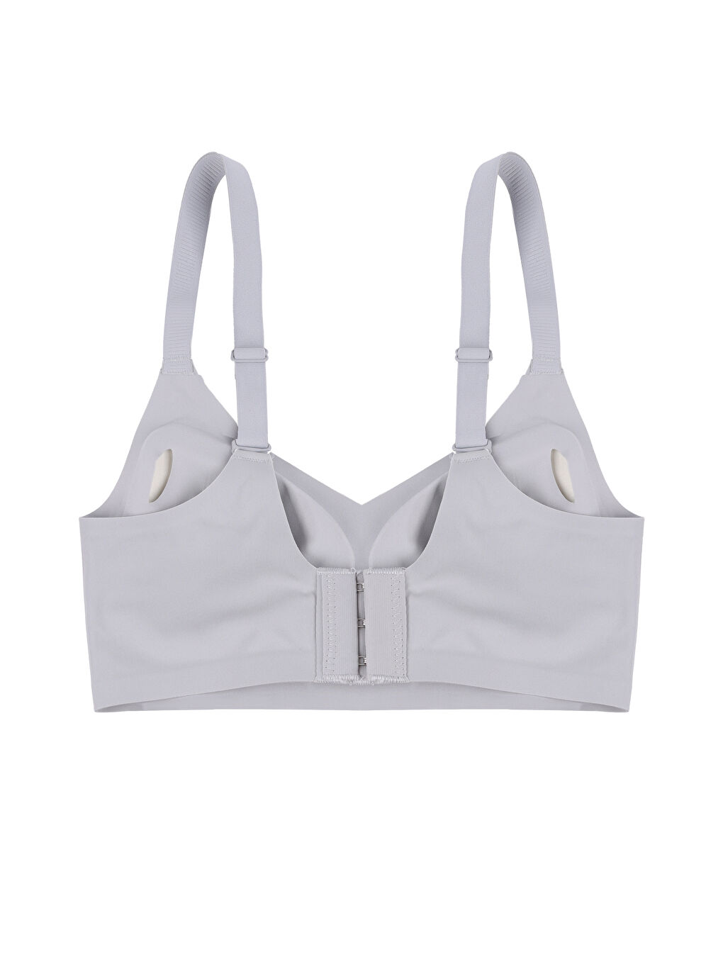 Mavi Balensiz Lazer Dikişsiz Görünmez Çıkarılabilir Pedli Toparlayıcı Sütyen-3