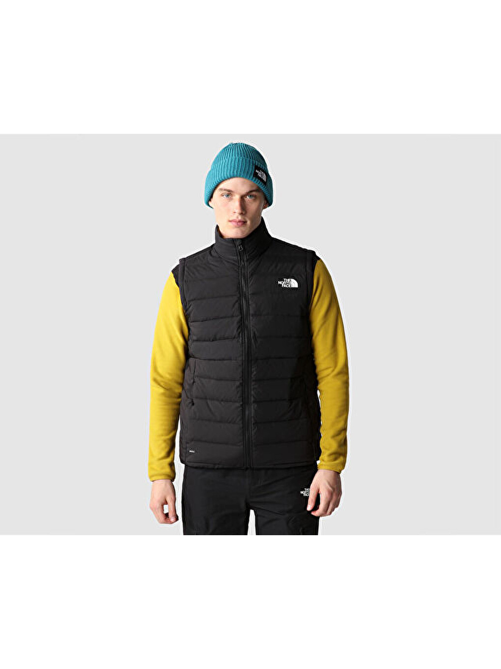 M Belleview Stretch Down Vest Erkek Outdoor Yeleği Nf0a7ujrjk31 Siyah-4