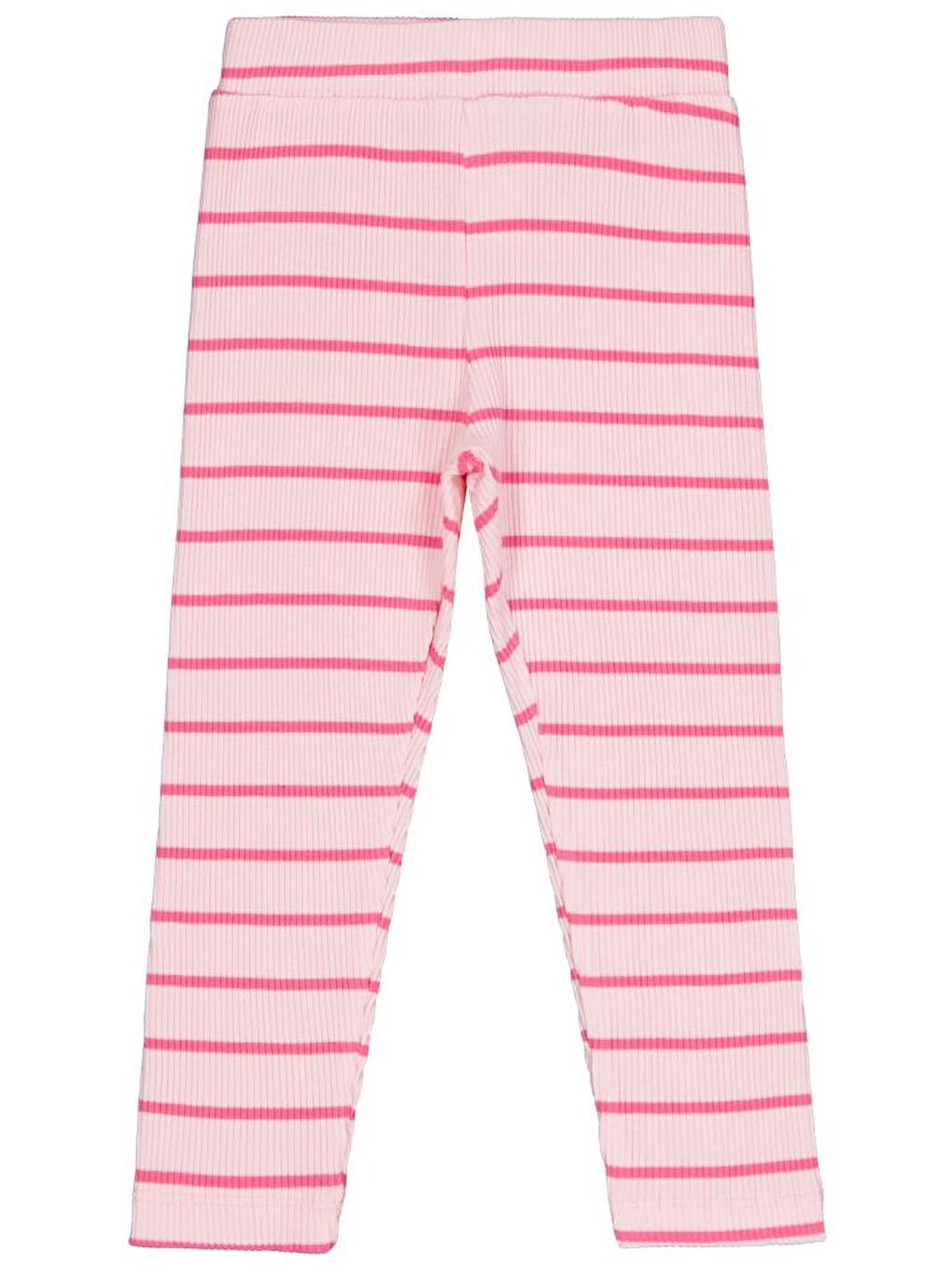 Girls Çizgili 2-5 Yaş Tayt - Pembe 3-4 Yaş-1