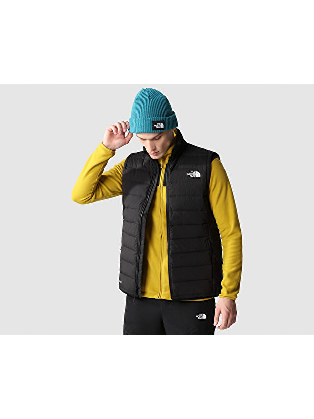 M Belleview Stretch Down Vest Erkek Outdoor Yeleği Nf0a7ujrjk31 Siyah-6