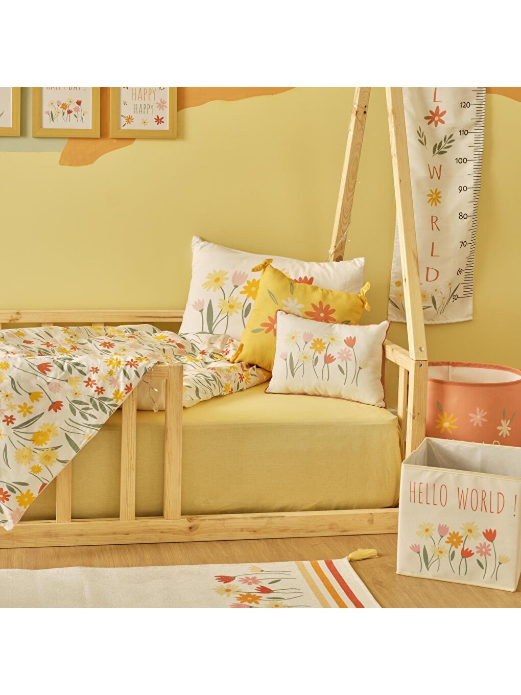 Karışık %100 Pamuk Freya Çocuk Nevresim Takımı-2