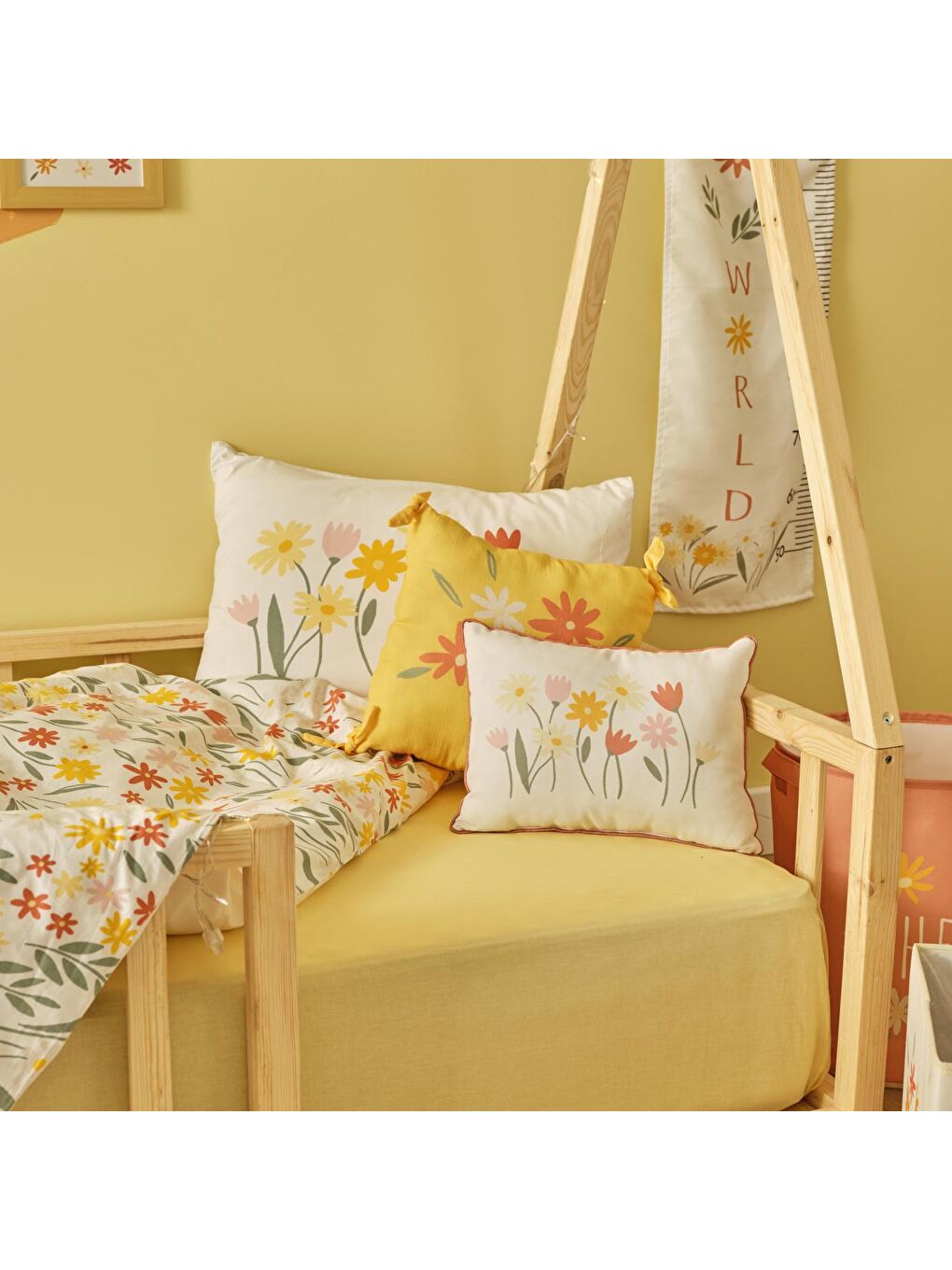 Karışık %100 Pamuk Freya Çocuk Nevresim Takımı-3