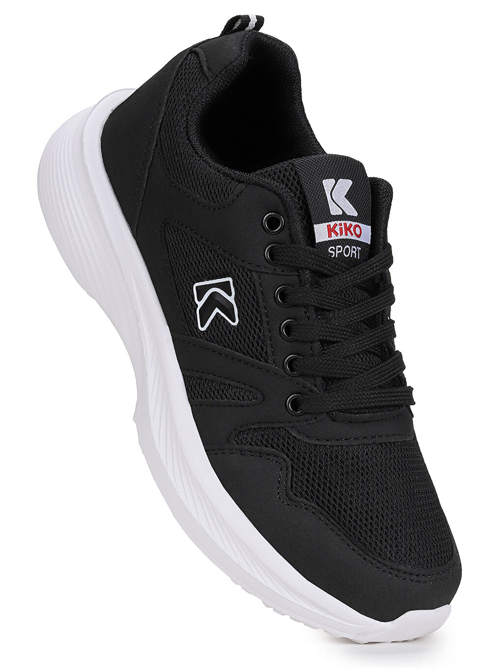 Siyah Dima Fileli Faylon Taban Erkek Çocuk Spor Ayakkabı