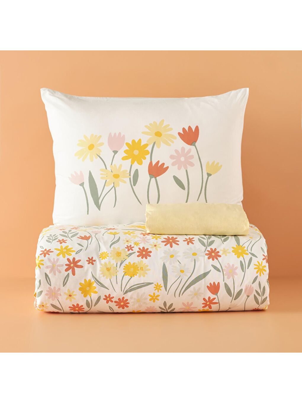 Karışık %100 Pamuk Freya Çocuk Nevresim Takımı-4