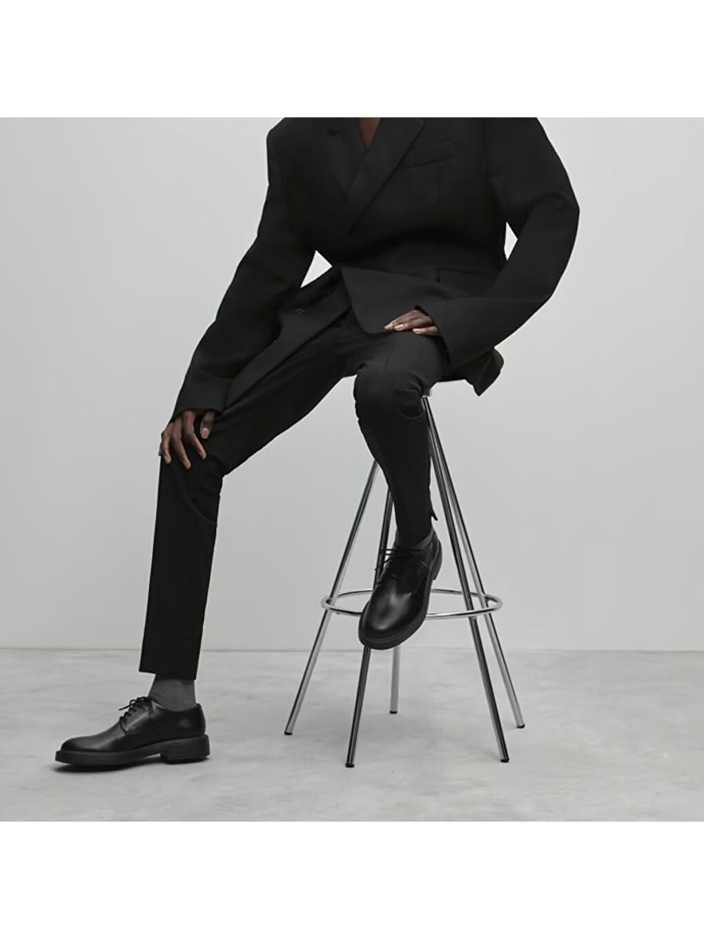 Siyah Erkek Oxford ( Klasik) K100979-001 Dean Black-2