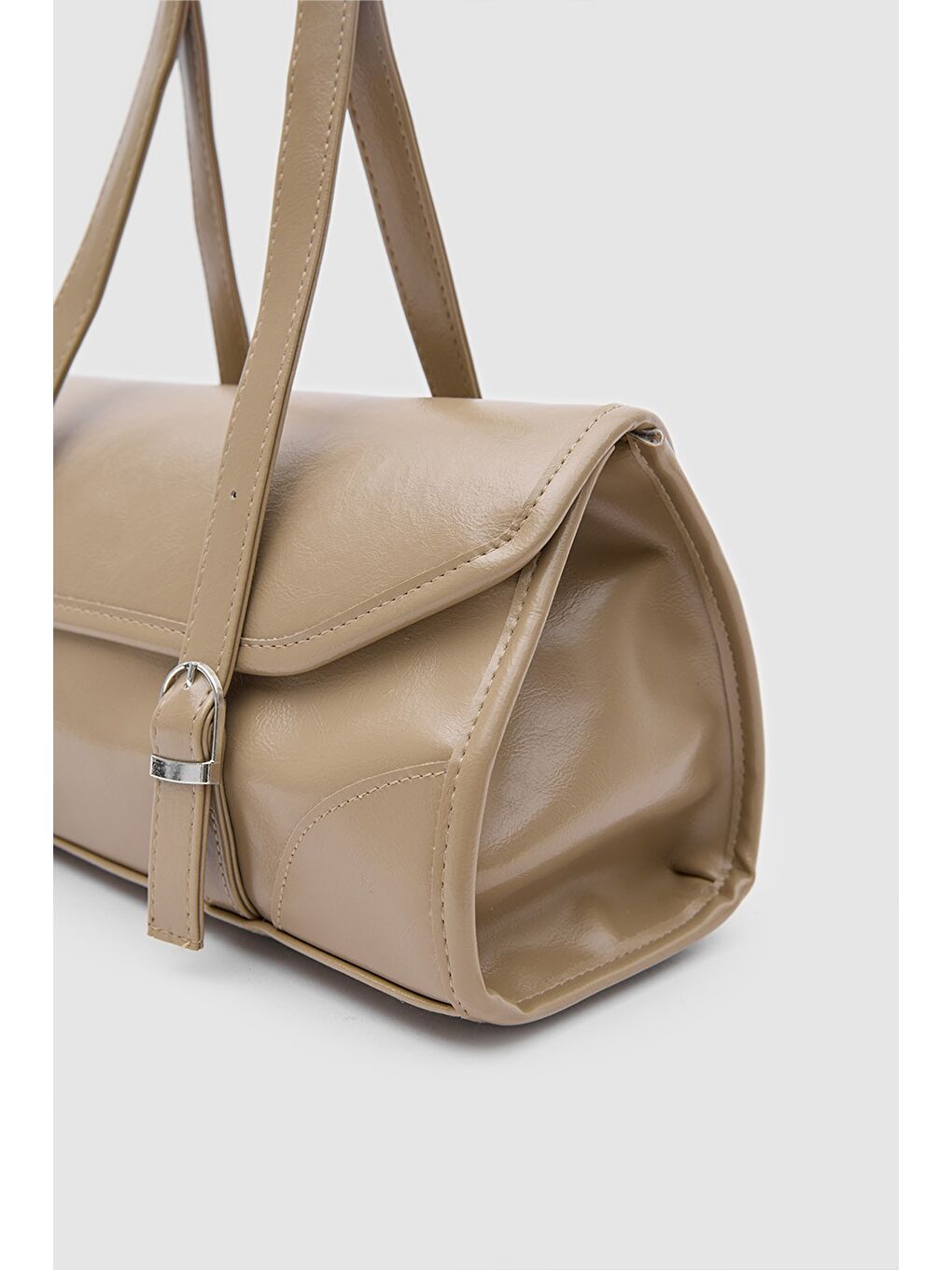 Lue Vintage Baget Çanta Bej-3