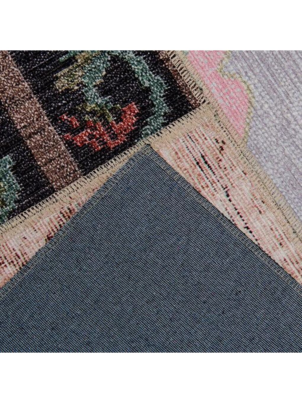Karışık Patchwork Halı - Asorti - 120x180 cm-8