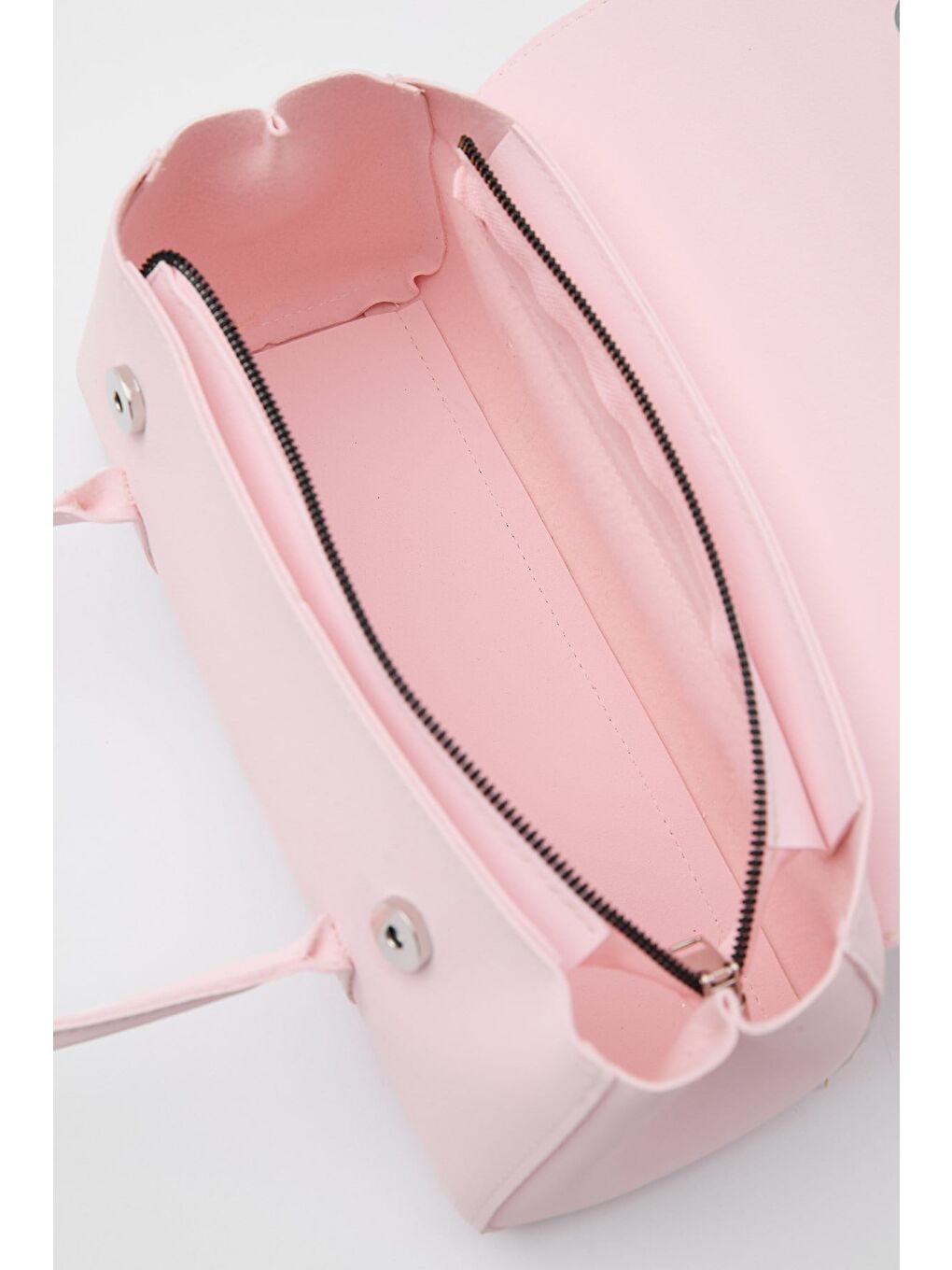 Mari Vintage Baget Çanta Pudra Pembe-5