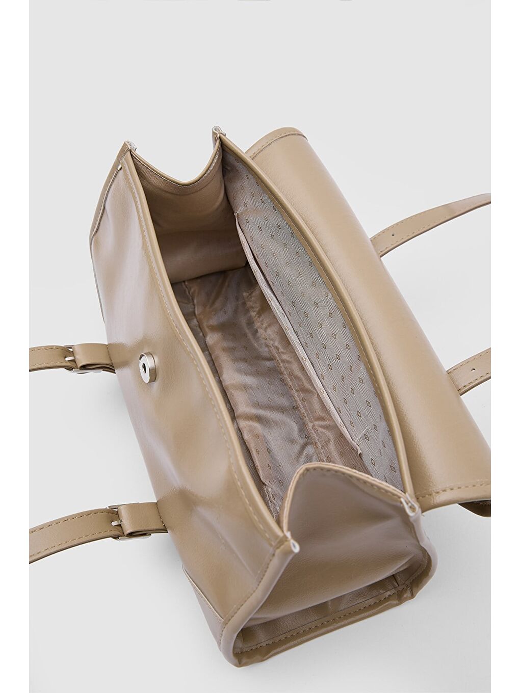 Lue Vintage Baget Çanta Bej-5