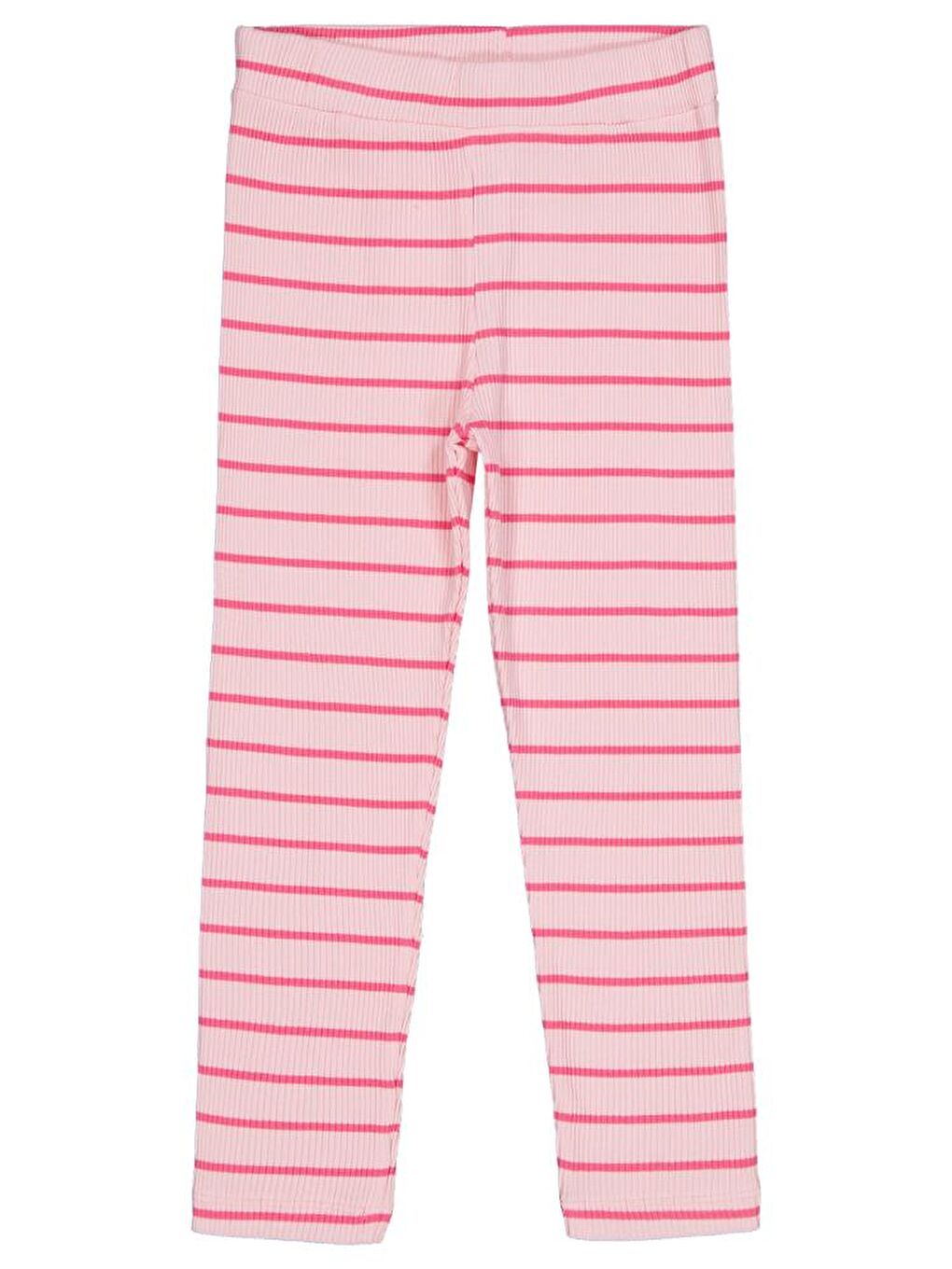 Girls Çizgili 6-9 Yaş Tayt - Pembe 6-7 Yaş