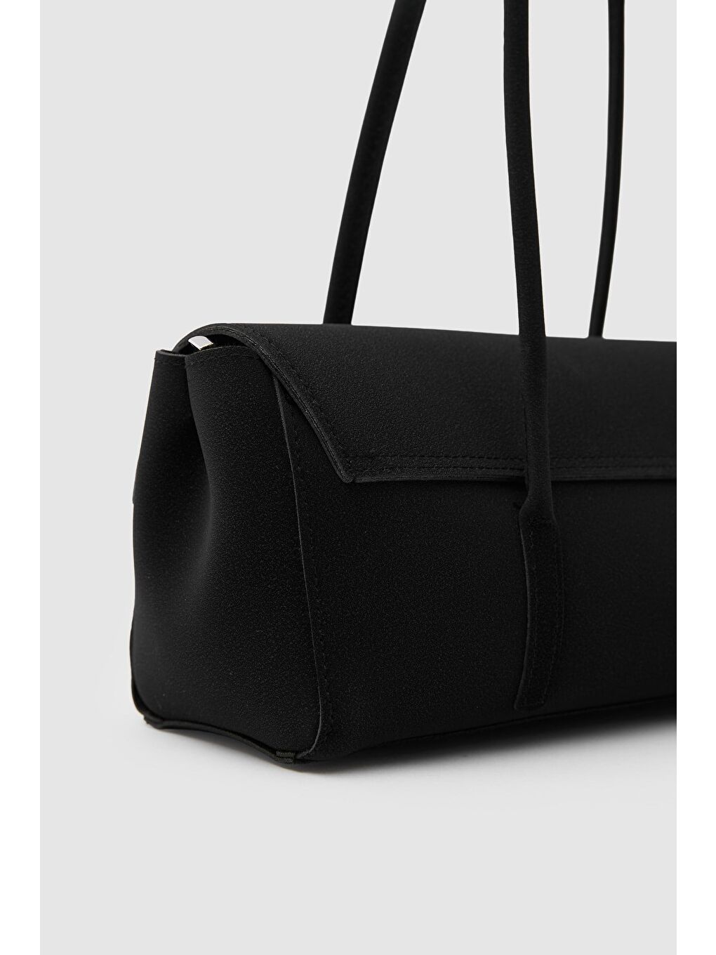 Mari Vintage Baget Çanta Siyah-4