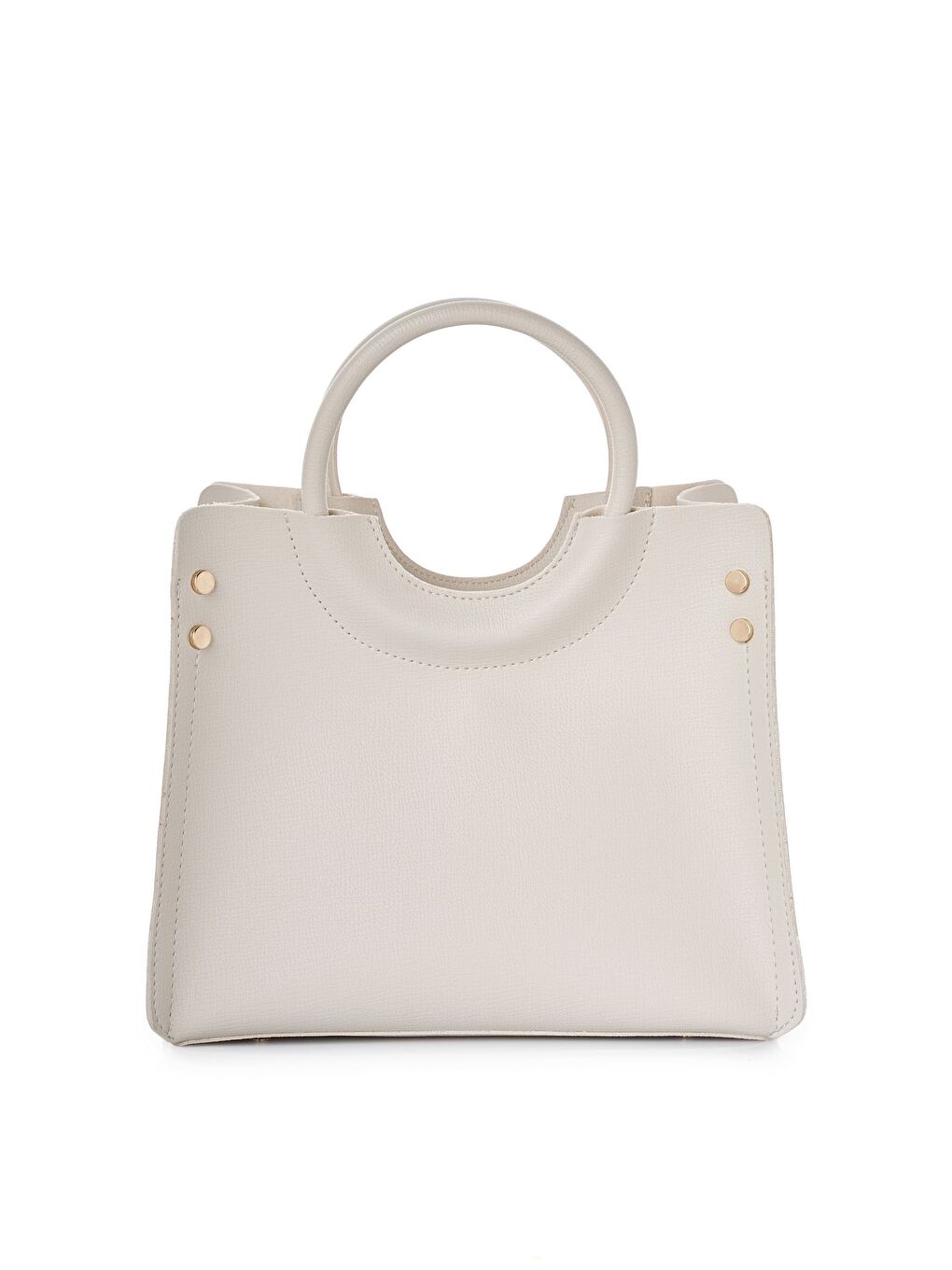 Ekru Kadın Çapraz Askılı El ve Omuz Çantası-1