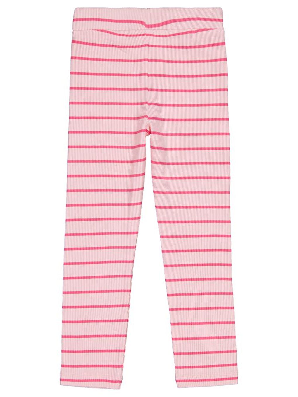 Girls Çizgili 6-9 Yaş Tayt - Pembe 6-7 Yaş-1