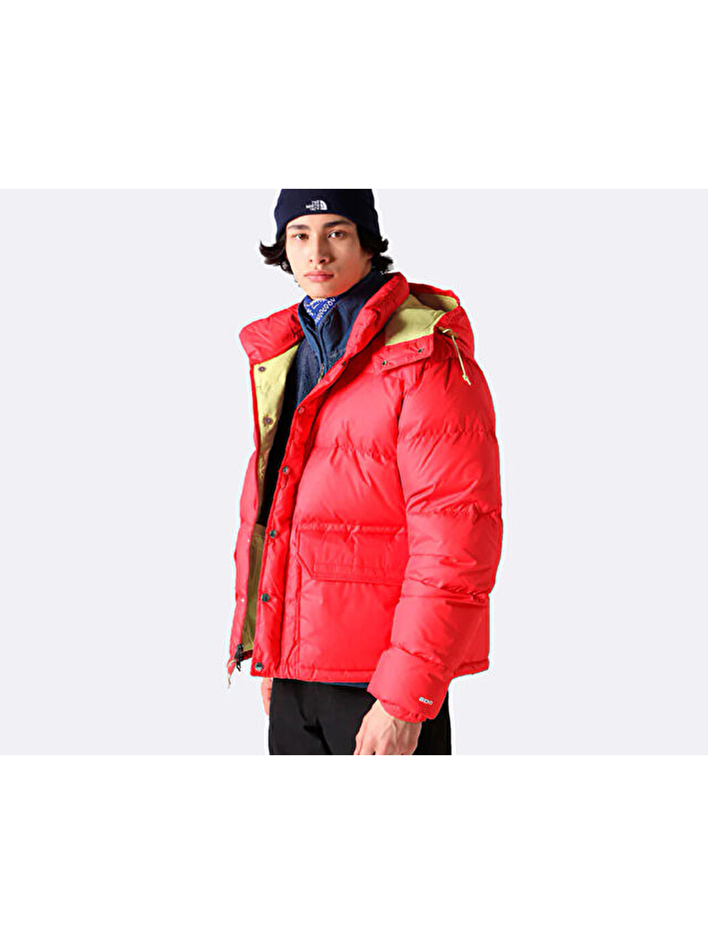 M 71 Sierra Down Short Jacket Erkek Outdoor Montu Nf0a7us36821 Kırmızı-3