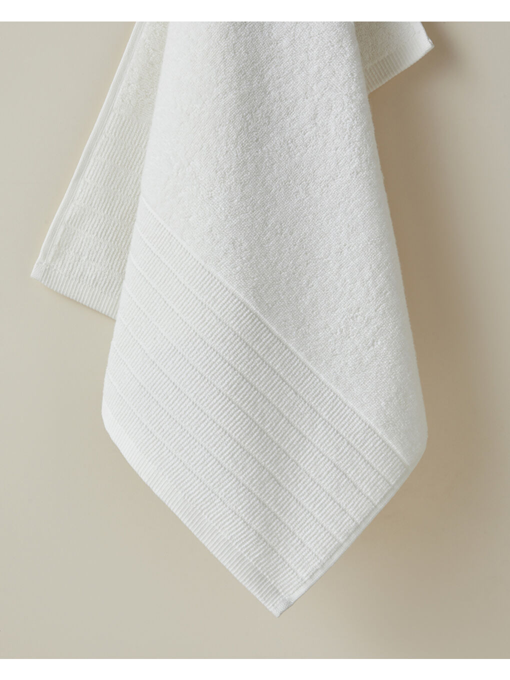 Pure Pamuk Yüz Havlusu 50x80 cm Beyaz-1