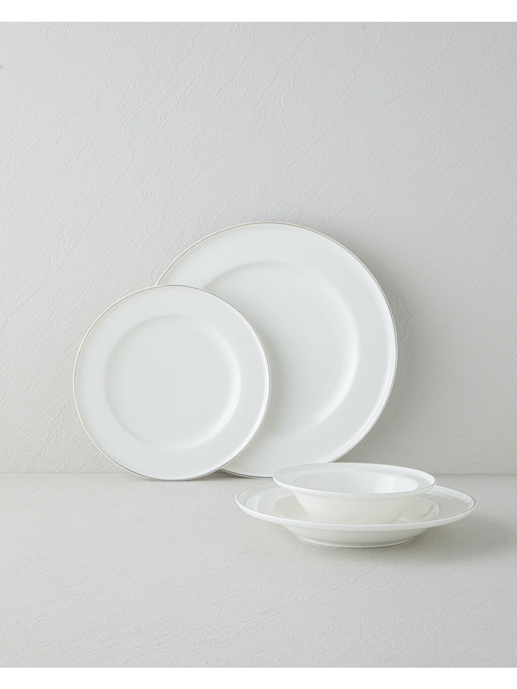 Sarı Savanna Bone Porselen Yemek Takımı 24 Parça 6 Kişilik Gold