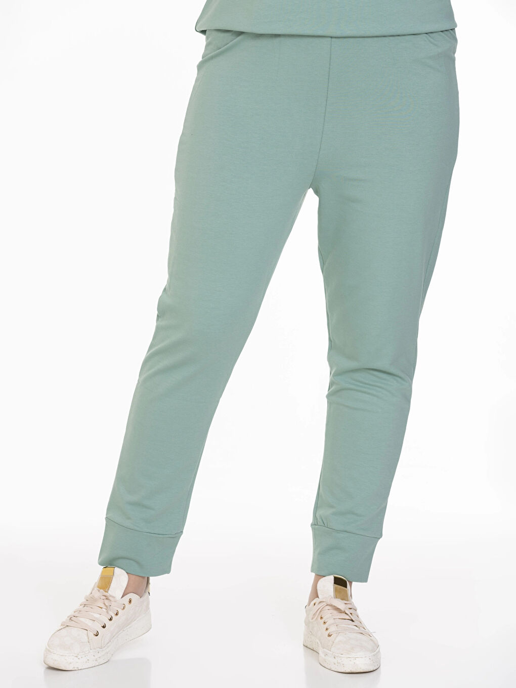 Turkuaz Beli Lastikli Kadın Eşofman Altı N002-2