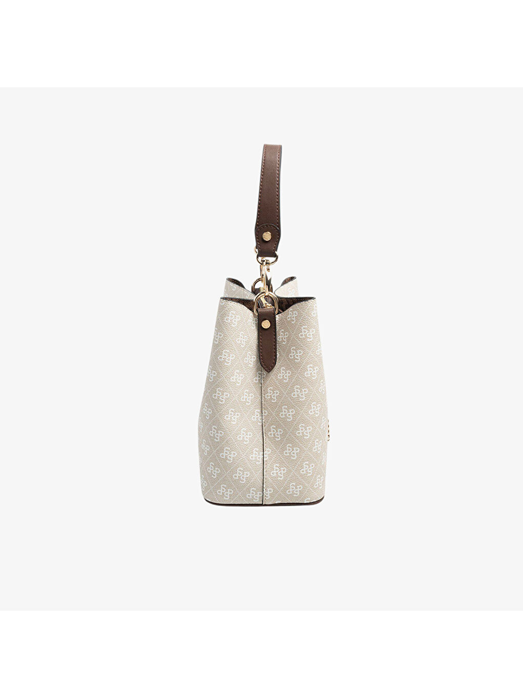 Bej Kadın SP967-M178 SILVER POLO Çapraz Çanta Taş-Kahve-2