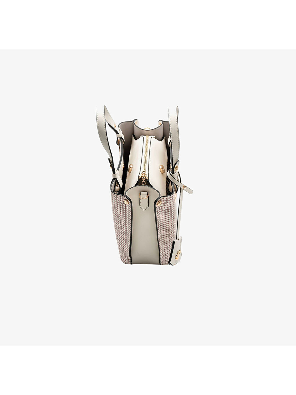 Bej Kadın SP975-M204 SILVER POLO El Çantası Bordo-Kemik-2