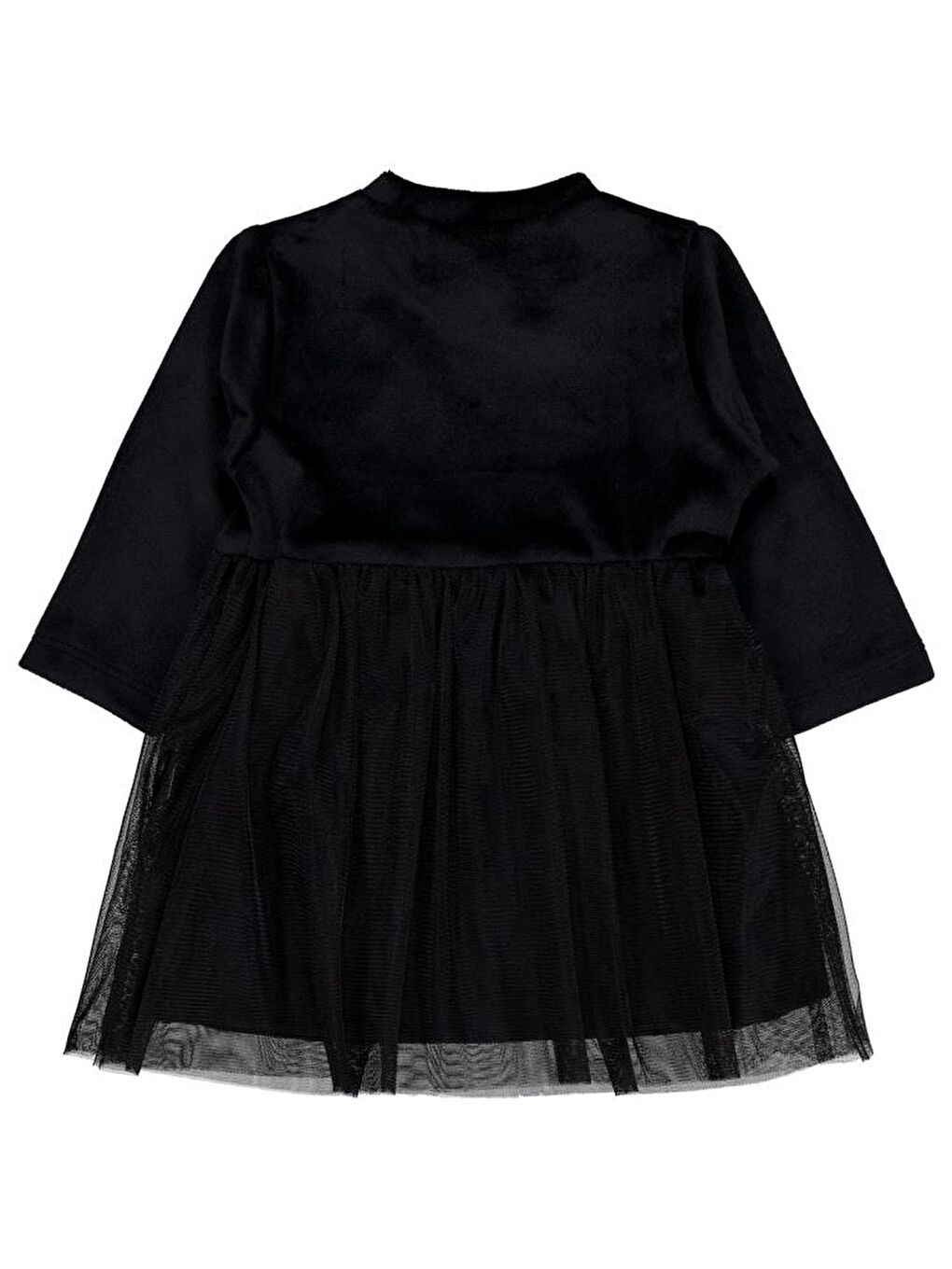 Baby Tüllü 6-18 Ay Jile ve Elbise - Siyah 9-12 Ay-1