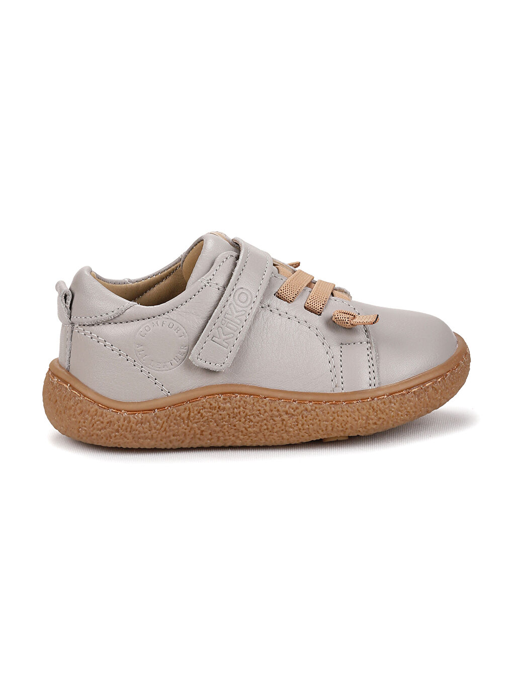 Bej Arad %100 Deri Günlük Erkek Bebek Spor Ayakkabı-3