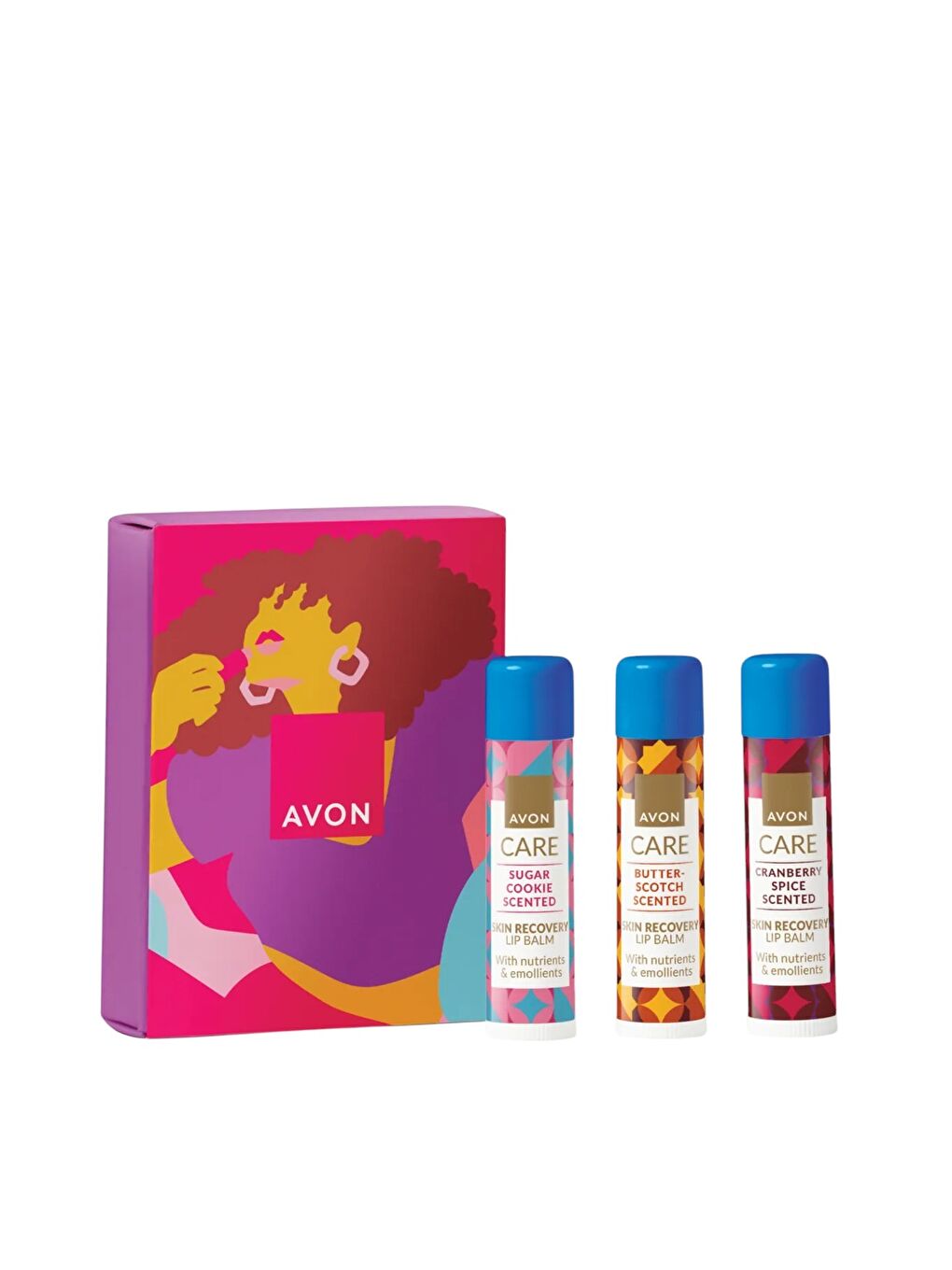 AVON Festive Kisses Dudak Balmı Hediye Seti