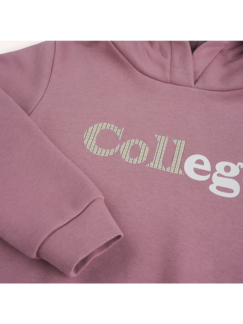 Panço Pembe Kız Çocuk Baskı Detaylı Kapüşonlu Sweatshirt - 7