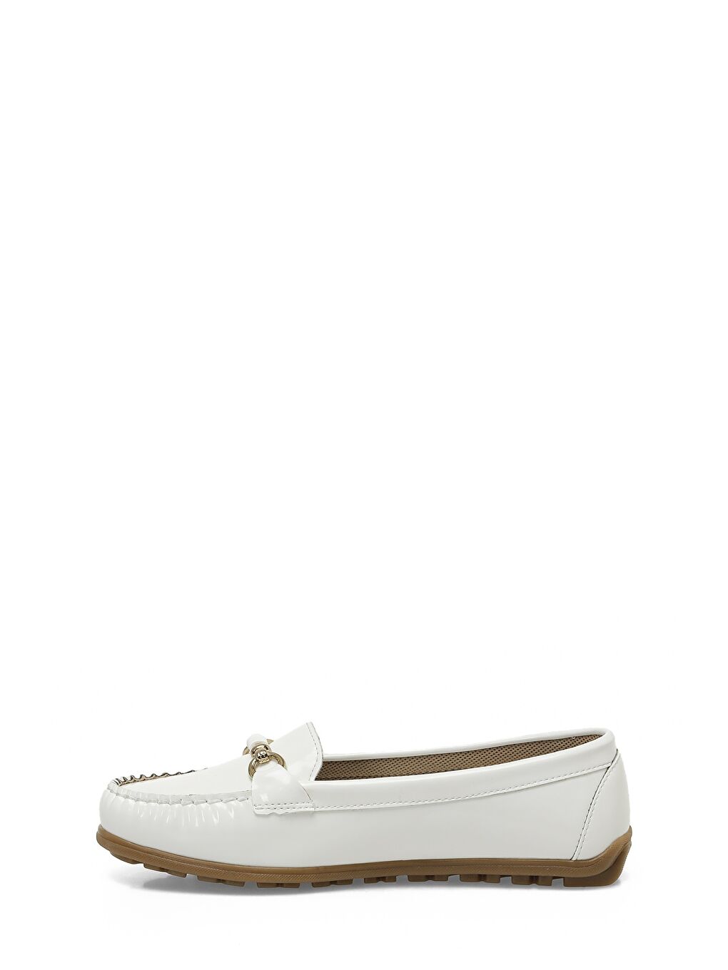 25S-118 5FX Beyaz Kadın Loafer-2