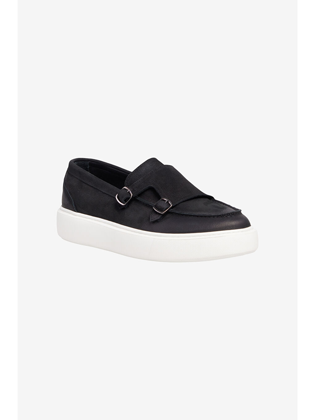 Erkek Siyah %100 Deri Casual Ayakkabı-1