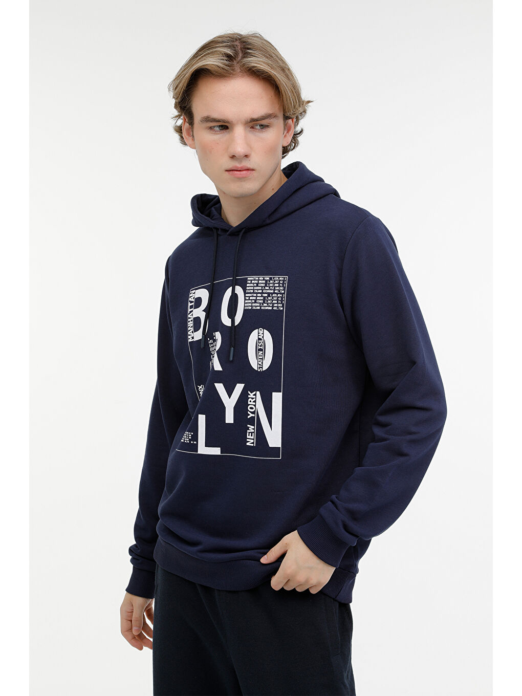 Kinetix Lacivert ML BROOKLYN 17BRKLYN 3PR Lacivert Erkek Sweatshirt