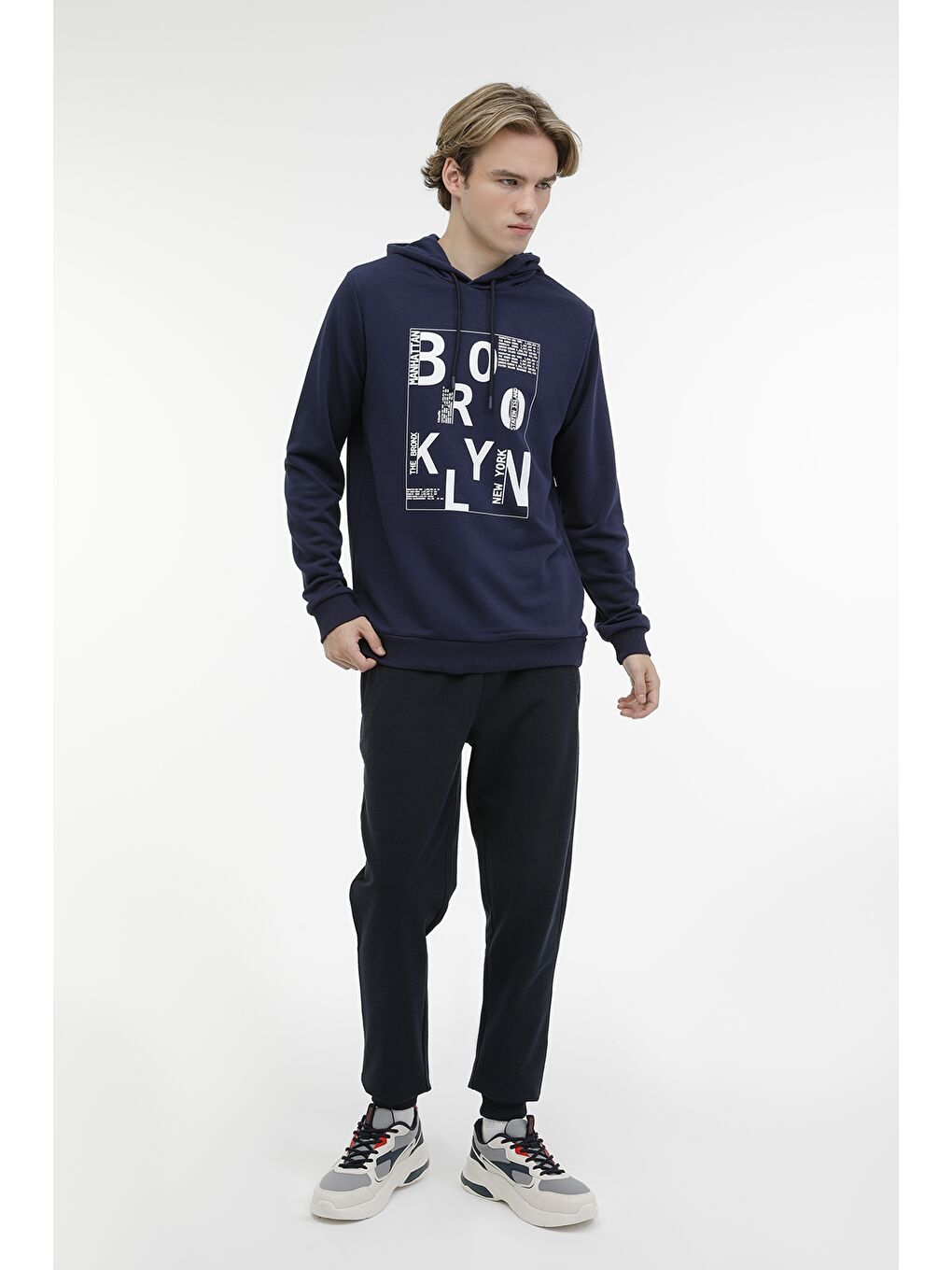 Kinetix Lacivert ML BROOKLYN 17BRKLYN 3PR Lacivert Erkek Sweatshirt - 2