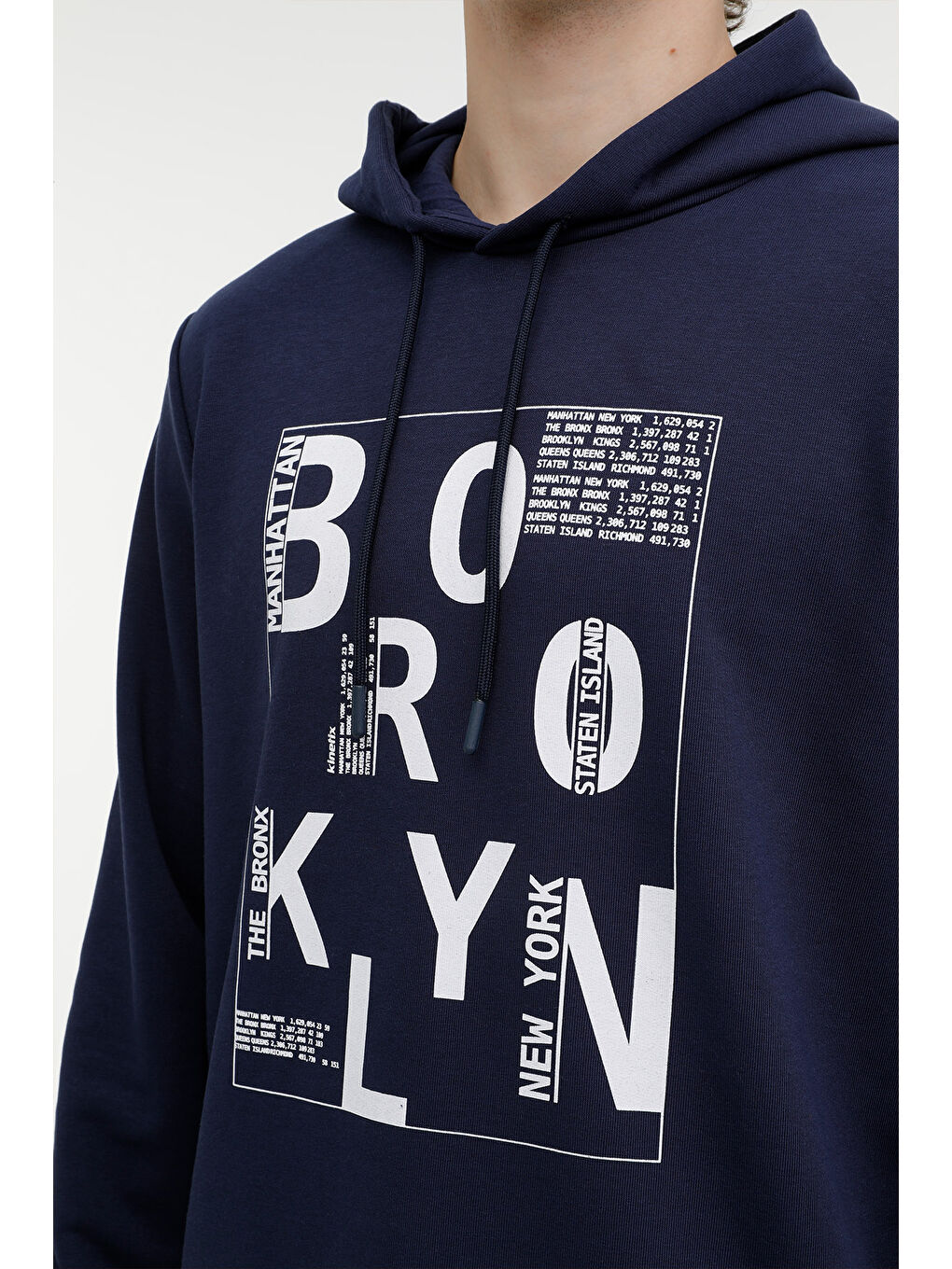 Kinetix Lacivert ML BROOKLYN 17BRKLYN 3PR Lacivert Erkek Sweatshirt - 3