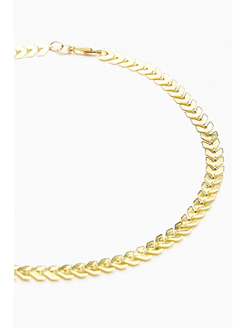 New Obsessions Sarı Gold Choo Choker Kolye - 1