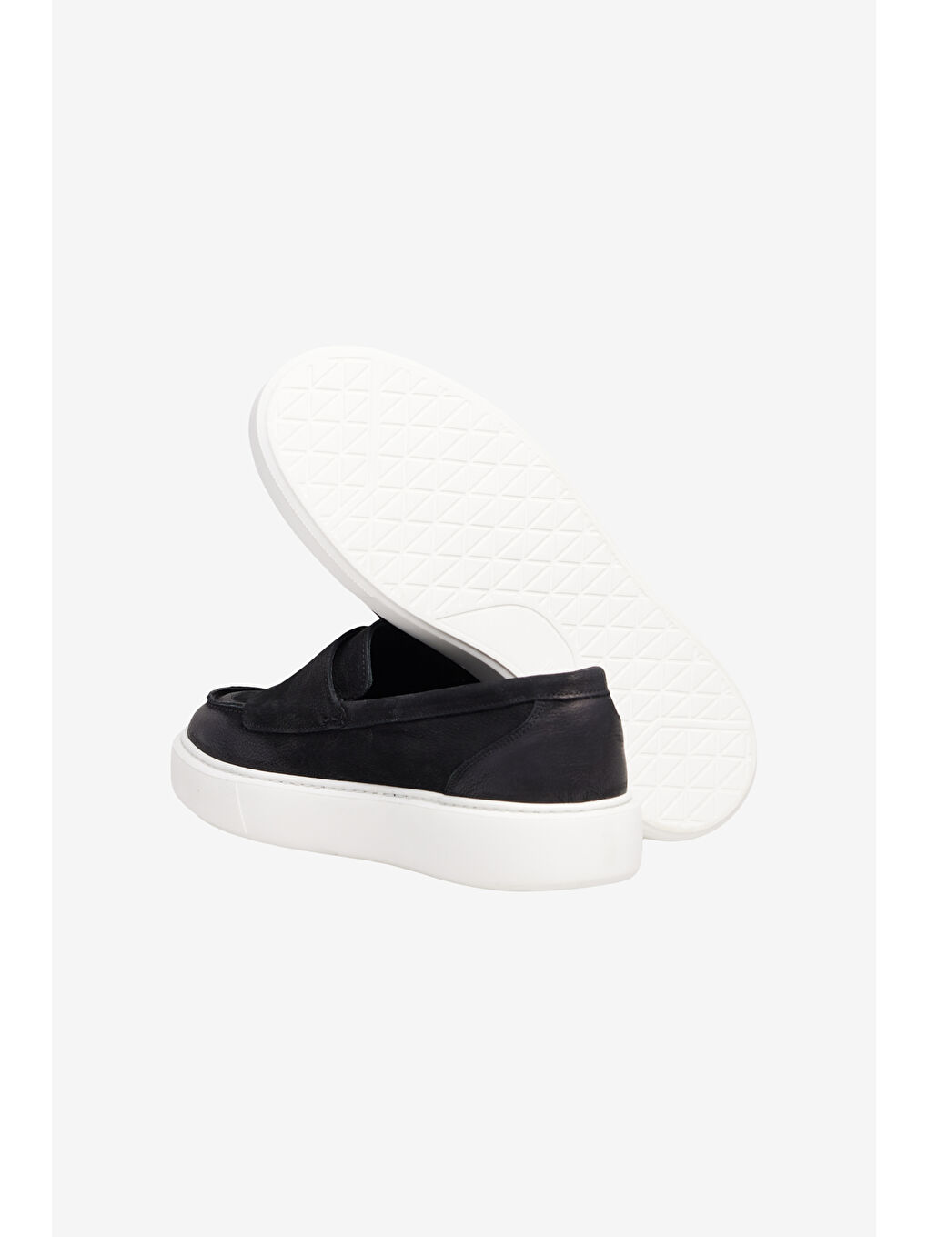 Erkek Siyah %100 Deri Casual Ayakkabı-3