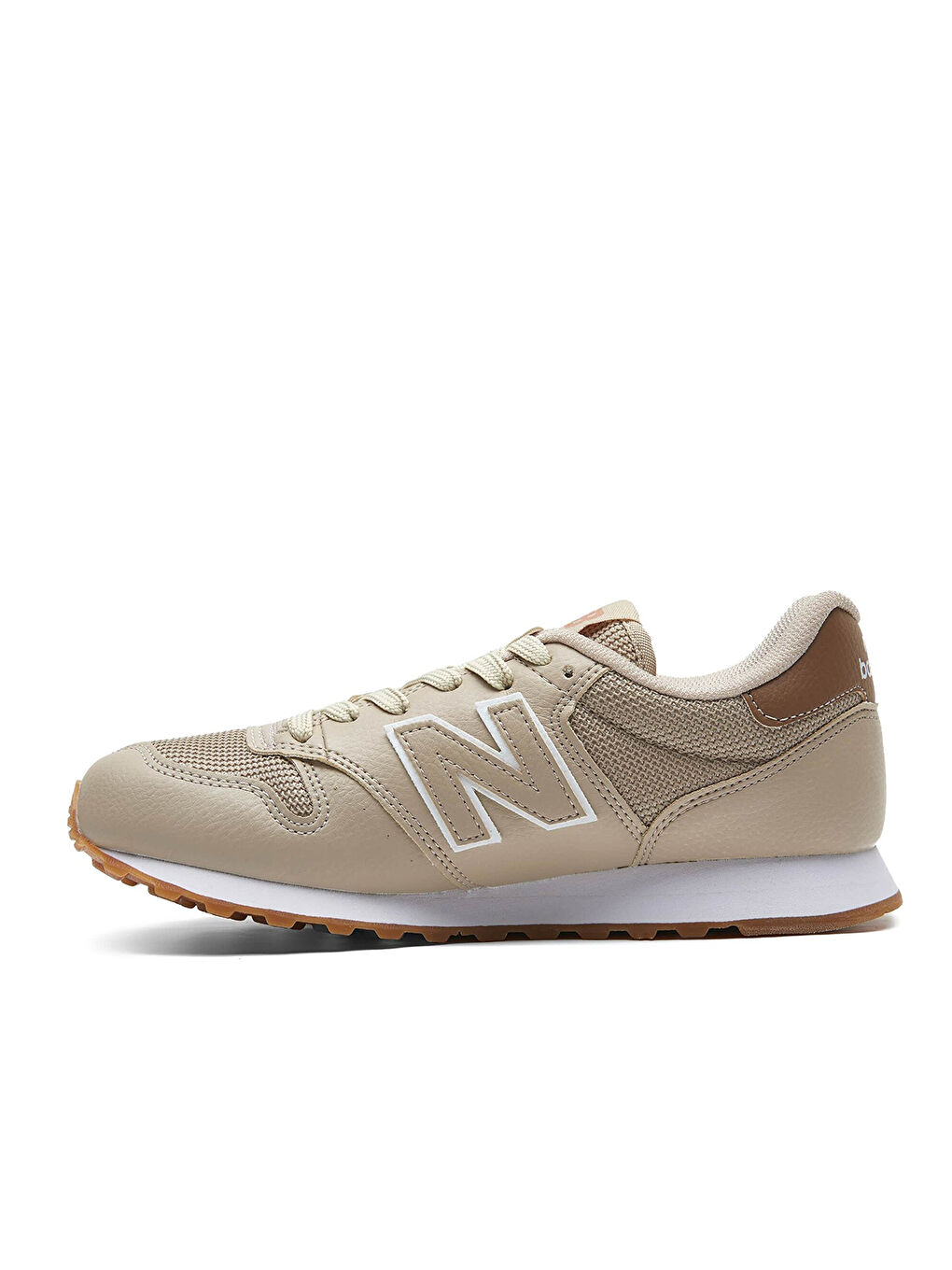 New Balance 500 Kadın Bej Spor Ayakkabı - 1