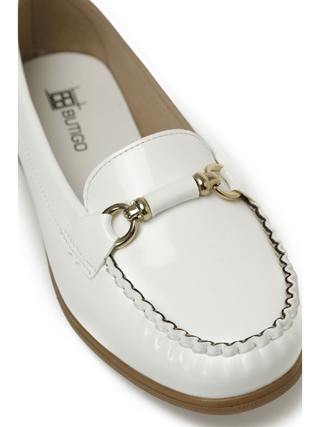 25S-118 5FX Beyaz Kadın Loafer-6