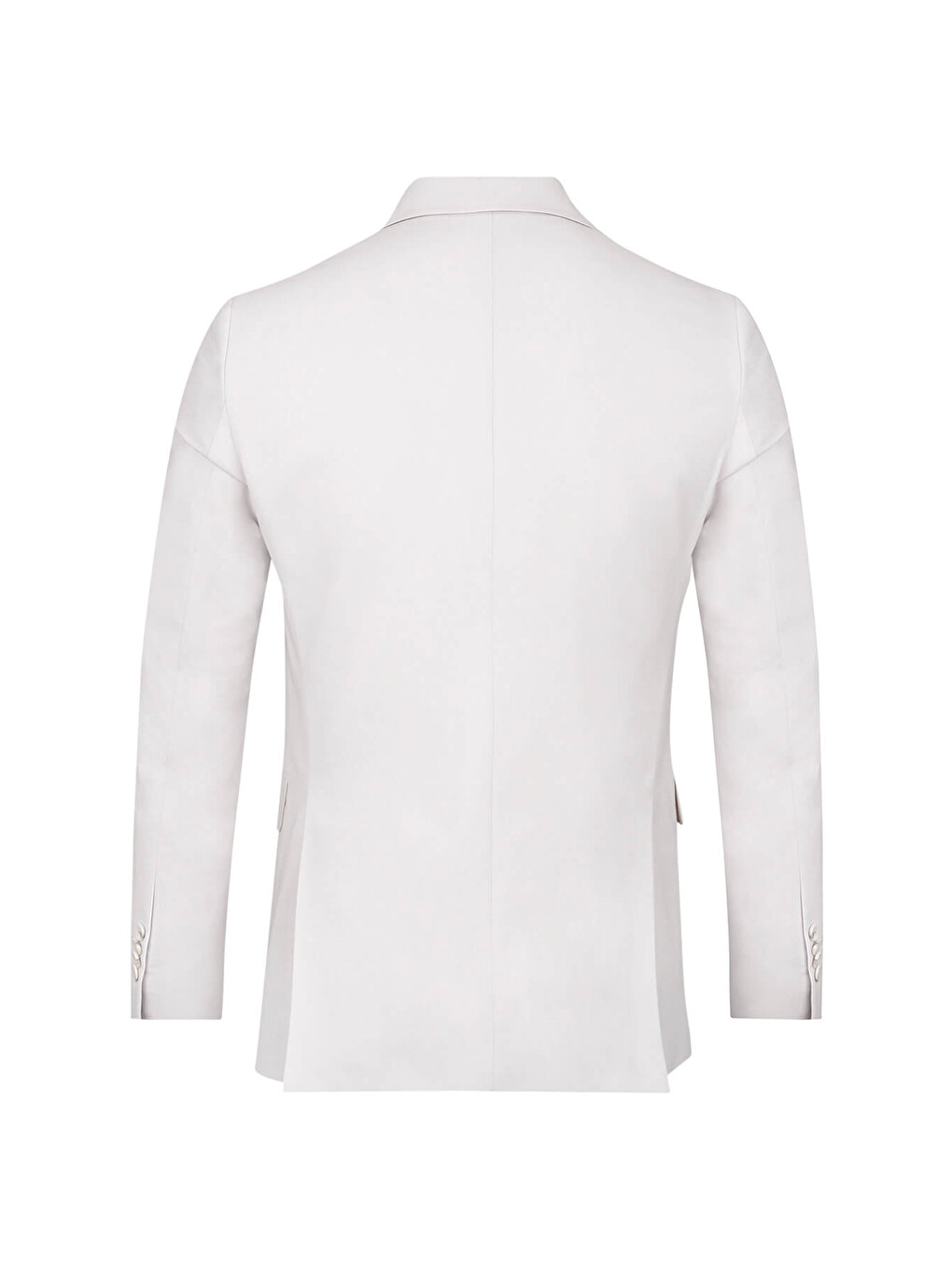 Gri Slim Fit Sivri Yaka Klasik Takım Elbise-1