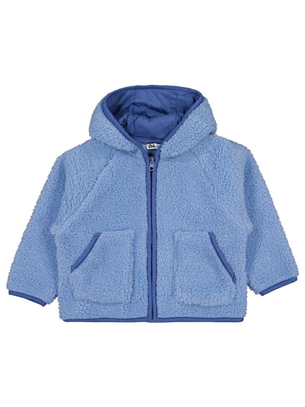 Boys Biyeli Fermuarlı 2-5 Yaş Hırka - Mavi 2-3 Yaş