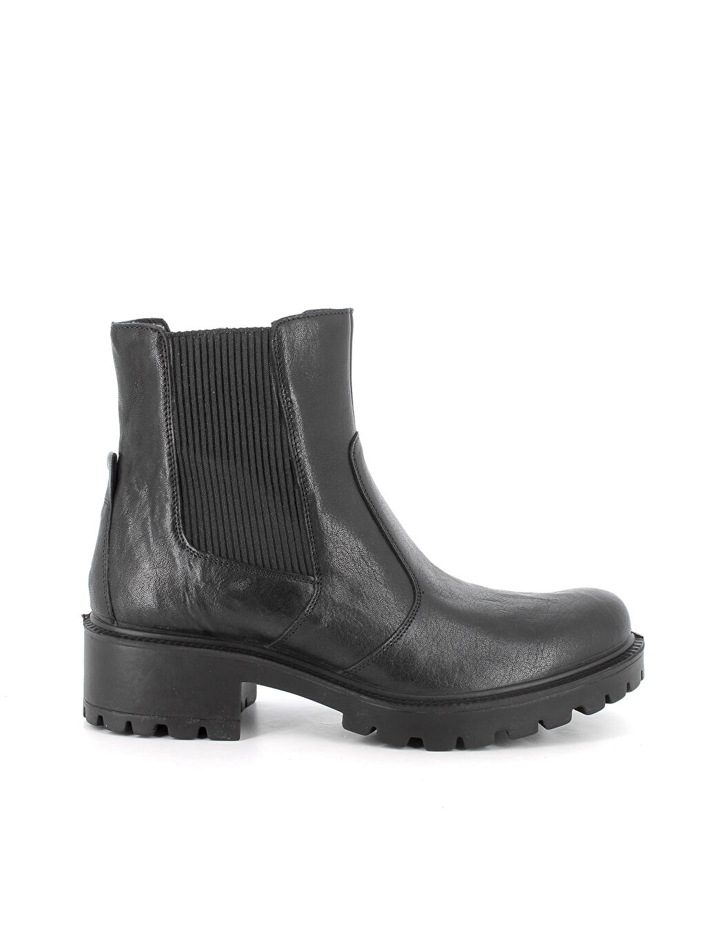 Siyah Kadın Bot 6663200 DGG 66632 Capra Met Parke Nero-1