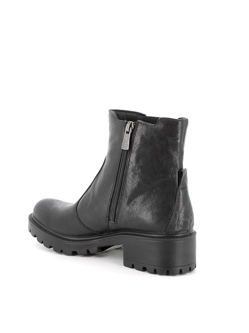 Siyah Kadın Bot 6663200 DGG 66632 Capra Met Parke Nero-2