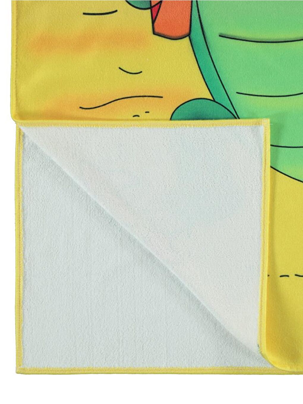 Boys Timsah Baskılı Panço - SarıStandart-2