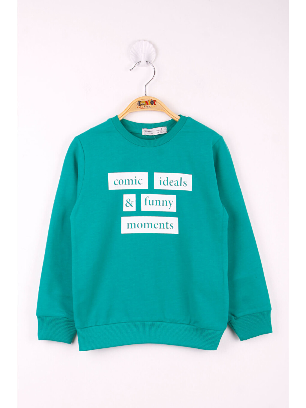 Gri Erkek Çocuk Baskılı Sweatshirt