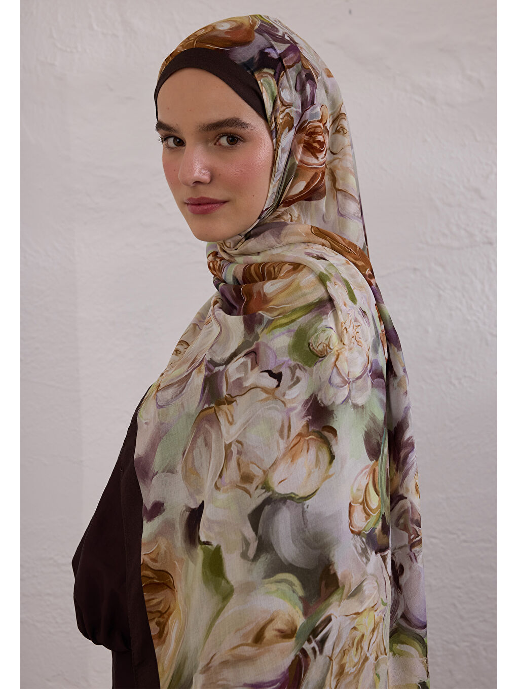 Kırmızı Nerıssa Desen Rami Şal Erik Çürüğü-2