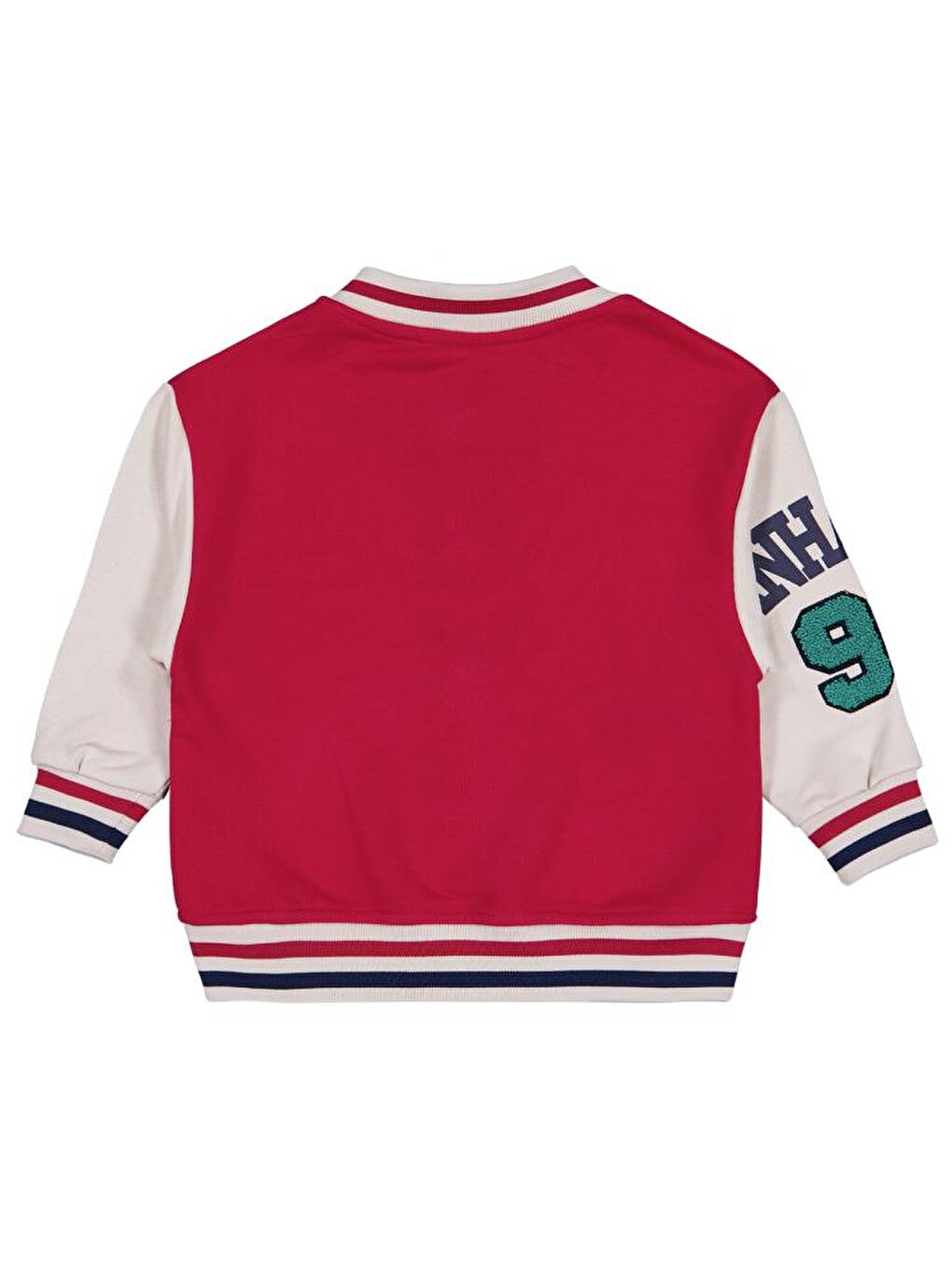 Boys College Campus Baskılı Kolej 2-5 Yaş Hırka - Kırmızı 4-5 Yaş-1