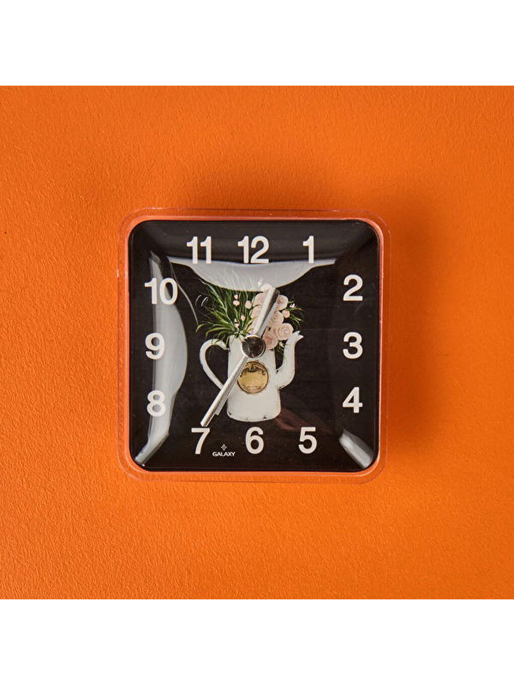 Karışık Kare Mıknatıslı Buzdolabı Saati - Asorti - 10 cm