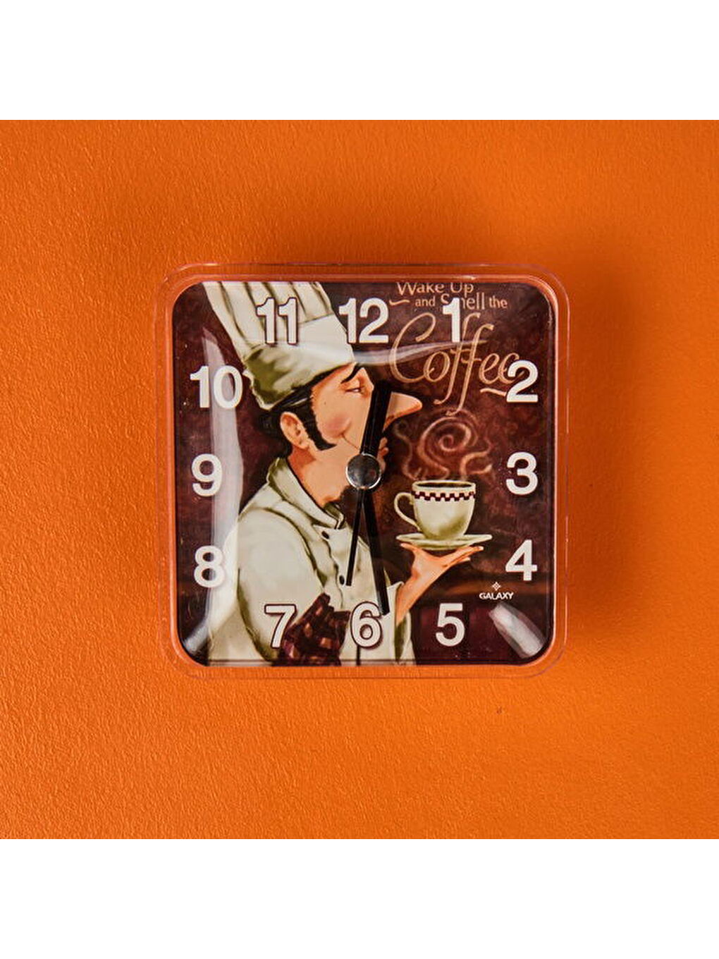 Karışık Kare Mıknatıslı Buzdolabı Saati - Asorti - 10 cm-1