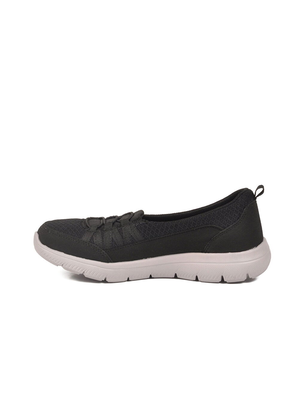 Siyah Buz Fileli Hafif Esnek Kadın Günlük Yürüyüş ve Spor Ayakkabı Bst-1009 G-3