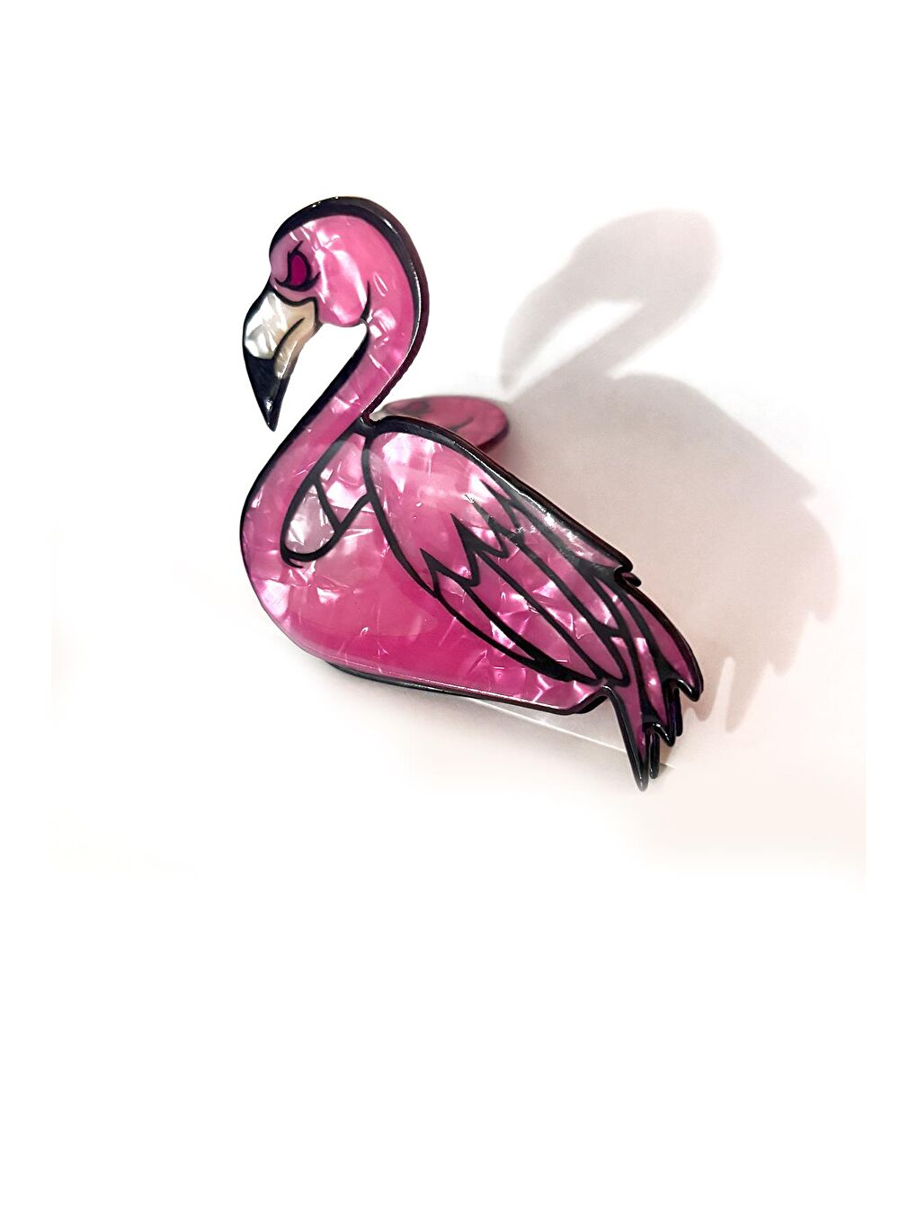 Pembe Flamingo Asetat Mandal Toka-1